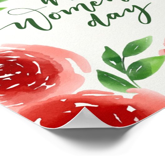 Fijne Vrouwendag Poster (Hoek)