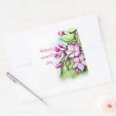 Fijne vrouwendag vierkante sticker (Envelop)