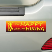 Fijne Wandel Zonsondergang Bumpersticker (Op auto)