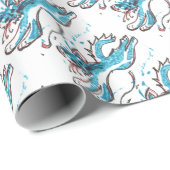 Fijne waterklep cadeaupapier (Rol Hoek)