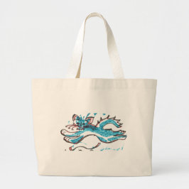 Fijne waterlekkage grote tote bag