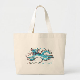 Fijne waterlekkage grote tote bag
