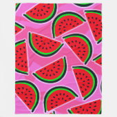 Fijne watermeloenen! fleece deken (Voorkant)