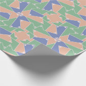 , fijne waterpatronen cadeaupapier (Hoek)