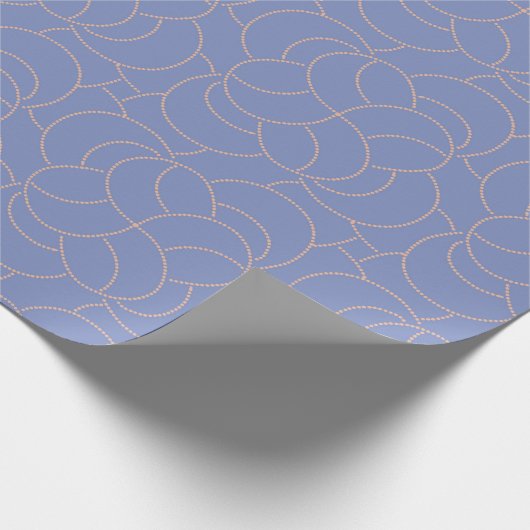 , fijne waterpatronen cadeaupapier (Hoek)