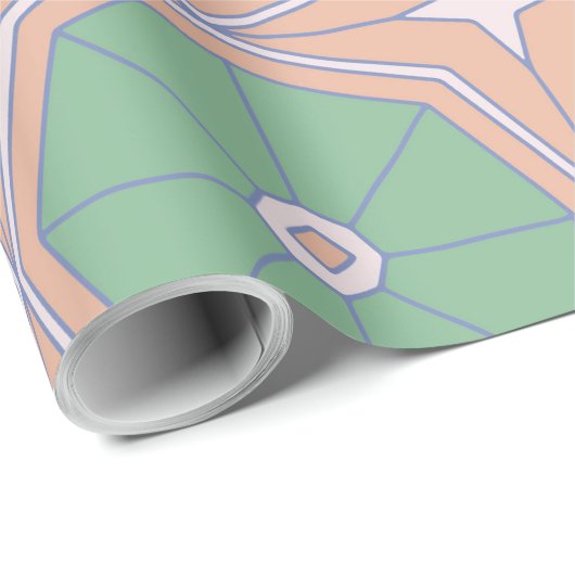 , fijne waterpatronen cadeaupapier (Rol Hoek)