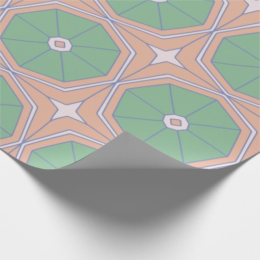 , fijne waterpatronen cadeaupapier (Hoek)