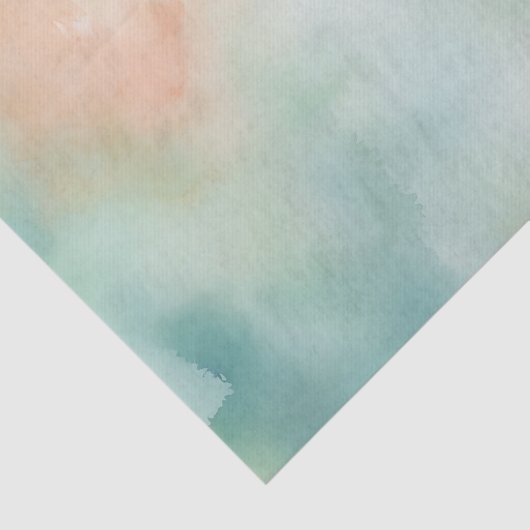 Fijne Waterverf achtergrond met pastelwas Tissuepapier (Detail)