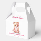 Fijne waterverf beer met een boog Favoriet Box Bedankdoosjes (Voorkant)