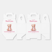 Fijne waterverf beer met een boog Favoriet Box Bedankdoosjes (Ongevouwen)