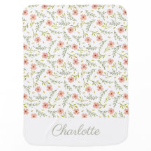 Fijne Waterverf Bloemen Pastel Patroon