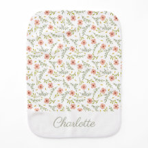 Fijne Waterverf Bloemen Pastel Patroon