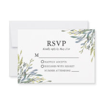 Fijne Waterverf Botanische Greenery Wedding