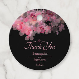 Fijne Waterverf Floral Bedankjes Labels