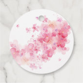 Fijne Waterverf Floral Bedankjes Labels (Achterkant)