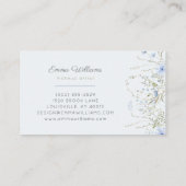 Fijne Waterverf Floral Visitekaartje (Achterkant)