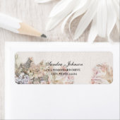 Fijne Waterverf Floral Wedding Etiket (Insitu)