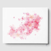 Fijne Waterverf Floral Wedding Poster Guest Bo Gastenboek (Achterkant)