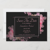 Fijne Waterverf Roze Floral Kaart (Voorkant)