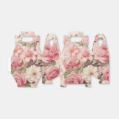 Fijne Waterverf Roze Rozen & Appelbloesems Bedankdoosjes (Uitgevouwen)