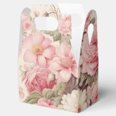 Fijne Waterverf Roze Rozen & Appelbloesems Bedankdoosjes (Geopend)