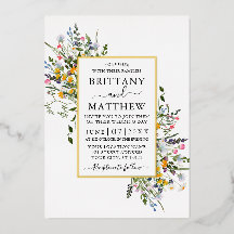 Fijne Waterverf Wildbloemen Weddenschap goud