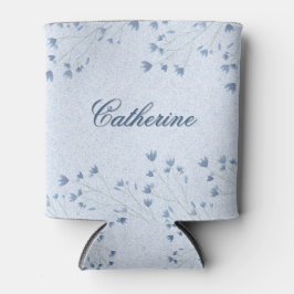 Fijne waterverf wilde bloemen bloeien gracieus blikjeskoeler