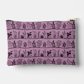 Fijne Weide Minimal Zwart Botanische Silhouet Etui (Achterkant)