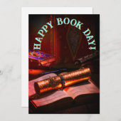 Fijne Wereldboekdag! Feestdagenkaart (Voorkant / Achterkant)