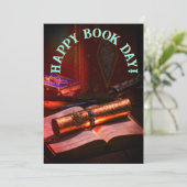 Fijne Wereldboekdag! Feestdagenkaart (Staand voorkant)