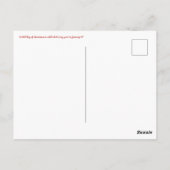 Fijne Werelddag van Snowman! Briefkaart (Achterkant)