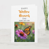 Fijne Westerse Monarchvlinderdag | 5 februari Kaart (Voorkant)