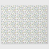 Fijne Whimsical Rustic Butterfly Summer Cadeaupapier (Vlak)