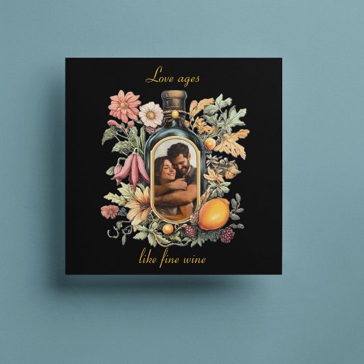 Fijne wijn & kerstvreugde | Foto Kerstkaart