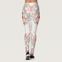 Fijne wijnstokbloemen naadloze Leggings van het pa