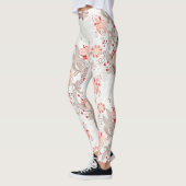 Fijne wijnstokbloemen naadloze Leggings van het pa (Links)