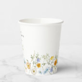 Fijne wilde bloem papieren bekers (Links)