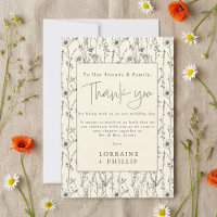 Fijne wilde bloemen tuin patroon bruiloft