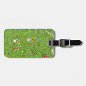 fijne wilde bloemtuin bagagelabel (Voorkant horizontaal)