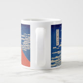 Fijne wind, heldere ochtend (rode Fuji) Grote Koffiekop (Achterkant)