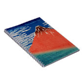 Fijne wind, heldere ochtend (rode Fuji) Notitieboek (Rechterzijde)