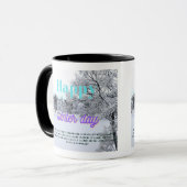 Fijne winterdag mok (Voorkant links)