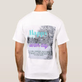 Fijne winterdag t-shirt (Achterkant)