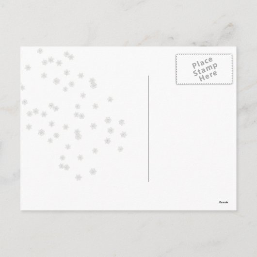 Fijne winterse Feestdagen met de kat (Achterkant)