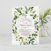 Fijne Witte bloemen met grote marmer Kaart (Staand voorkant)