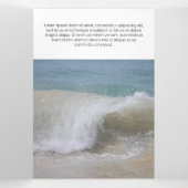 Fijne witte hedendaagse transparantie drieluik kaart (Binnenkant midden)