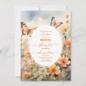 Fijne witte vlinder tuin Vrijgezellenfeest Kaart (Voorkant)