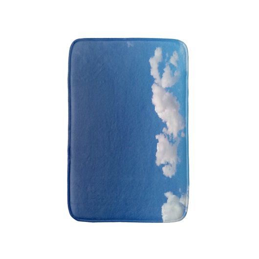 Fijne wolken badmat (Voorkant Verticaal)
