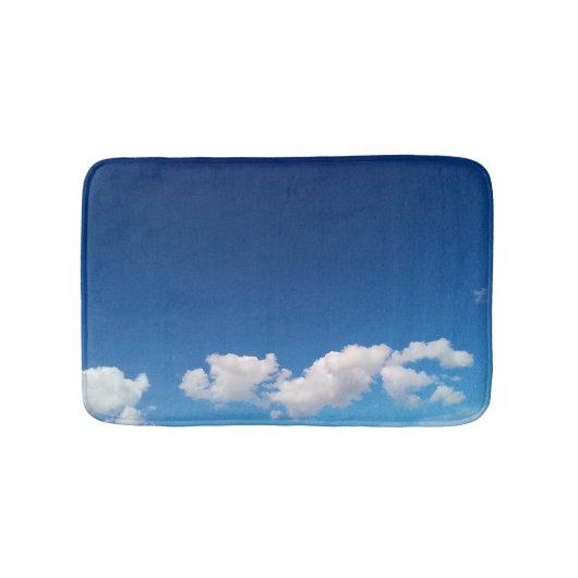 Fijne wolken badmat (Voorkant)