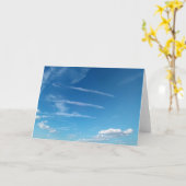 Fijne wolken kaart (Gele Bloem)